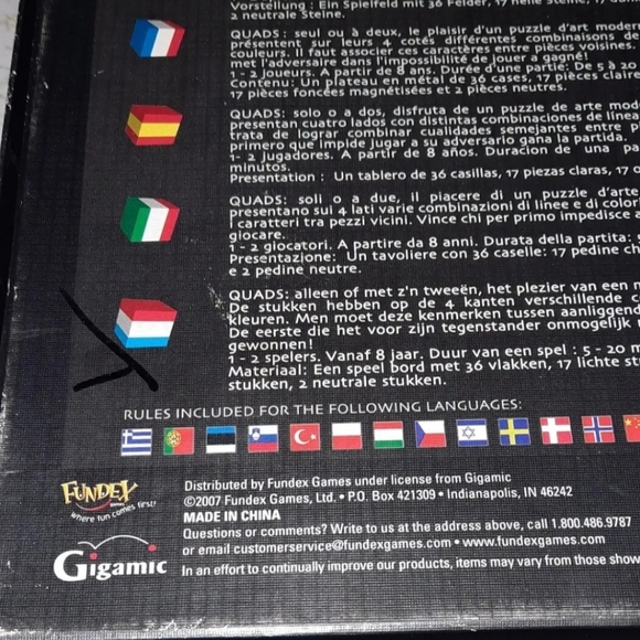 2007 Quads Magnetic Game Replacement Piece - Picture 7 of 7